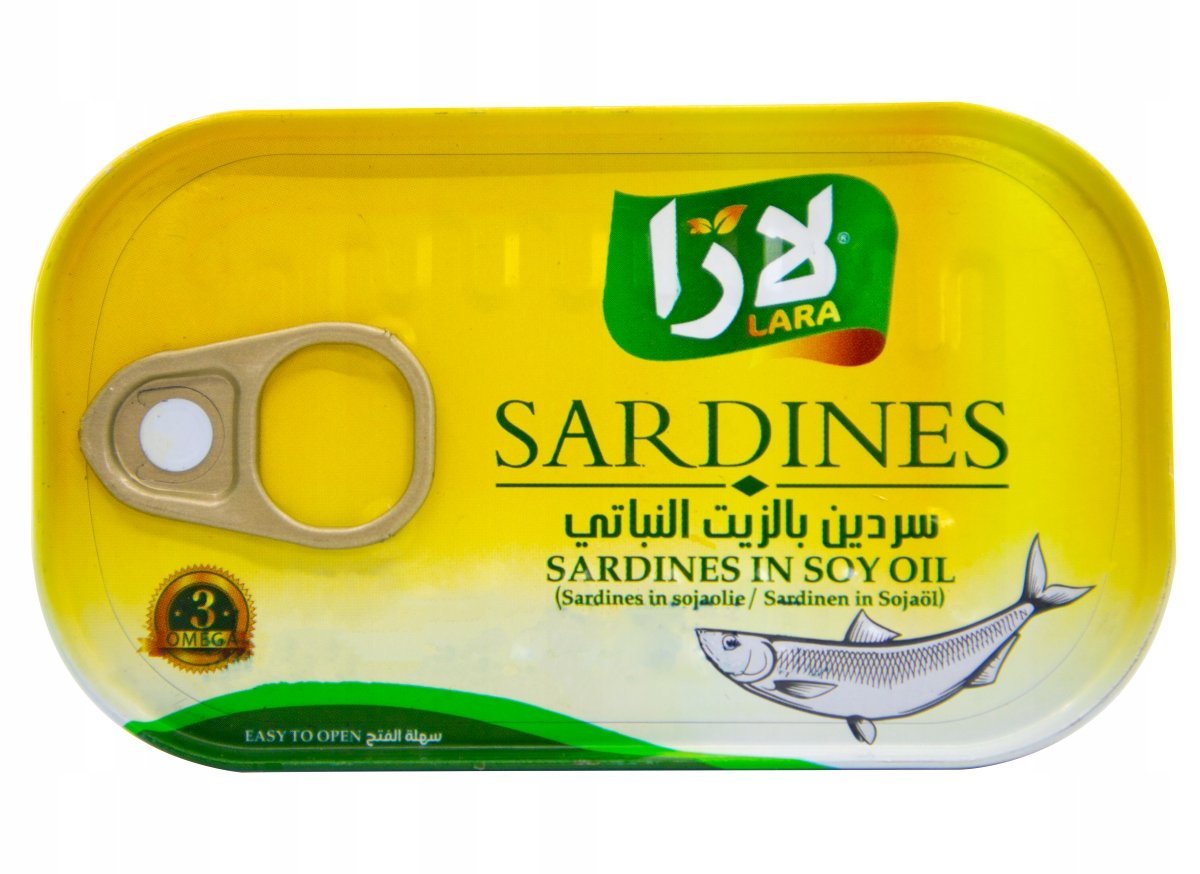 Sardynki marokańskie w oleju sojowym Lara – 125 g
