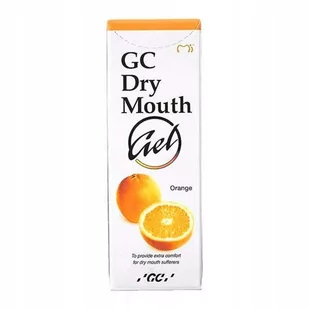 GC Dry Mouth Gel 35 ml smak pomarańczowy - dla osób cierpiących na suchość jamy ustnej - Pasty do zębów - miniaturka - grafika 1