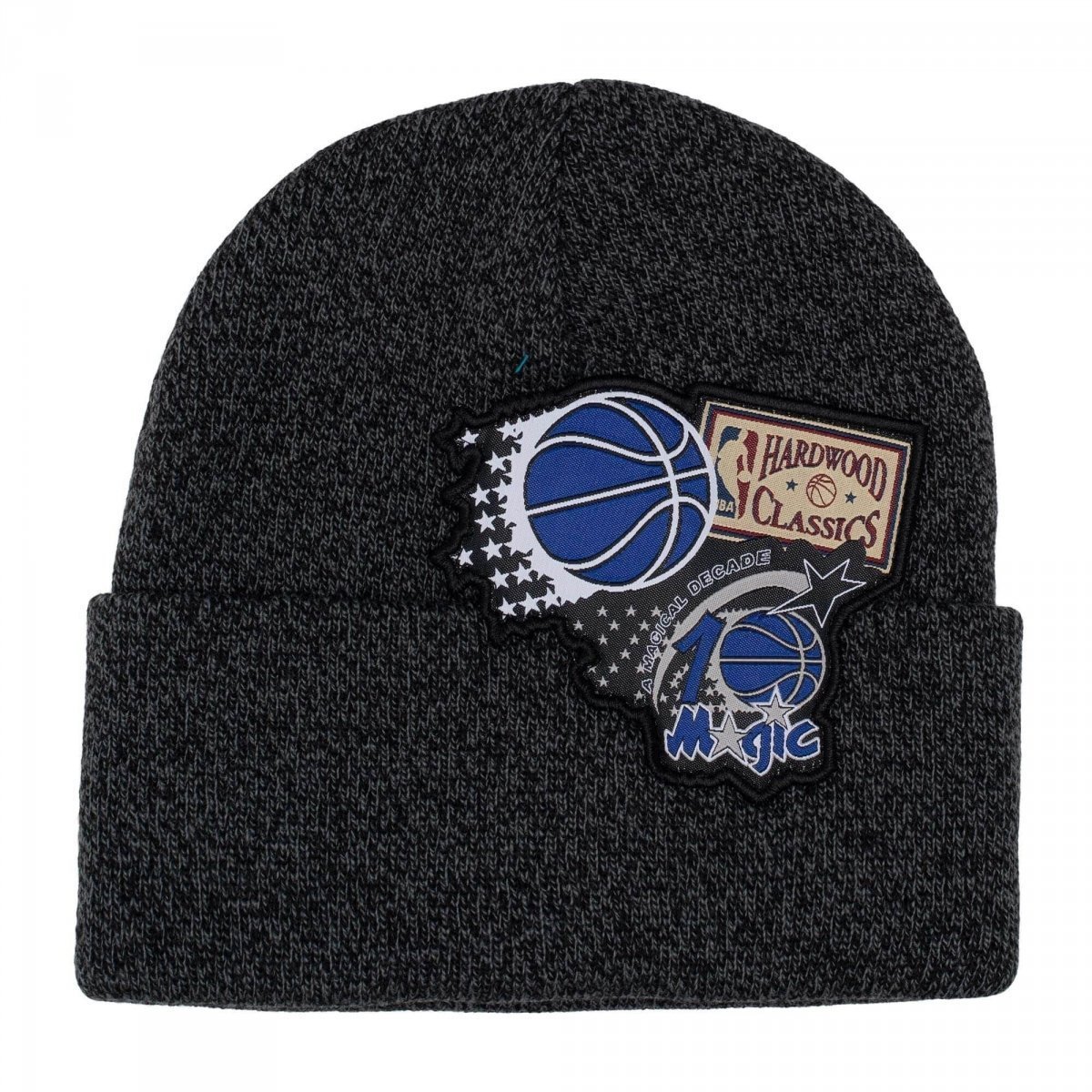 Mitchell & Ness Czapka Zimowa Orlando Magic Nba Xl Logo Patch Knit Hwc Magic Hcfk4341-Omayypppblck Osfm