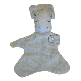 Petu Petu przytulanka doudou z zapachem mamy Dino Dusty Blue 40 cm - Maskotki i pluszaki - miniaturka - grafika 1