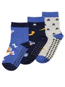 Skarpetki dla dzieci - Skarpetki chłopięce dziecięce długie antypoślizgowe z ABS 3PAK 27-30 MYWAY - miniaturka - grafika 1