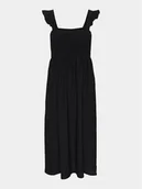 Sukienki - Pieces Sukienka letnia Luna 17147176 Czarny Slim Fit - miniaturka - grafika 1