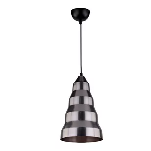 Candellux Lighting lampa wisząca VESUVIO 31-58577 pojedynczy zwis szary nad stolik lampa sufitowa metalowa 31-58577 - Lampy sufitowe - miniaturka - grafika 1