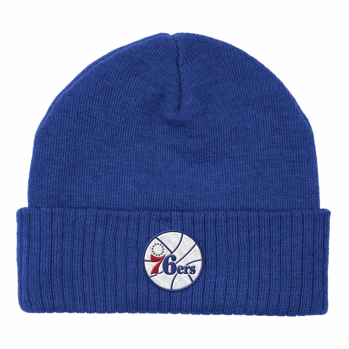 Czapka zimowa Mitchell & Ness NBA Fandom Knit Beanie HWC Philadelphia 76ers