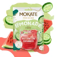 Zdrowa żywność - Napój Owocowy Naturalna Lemoniada Mokate Arbuz Ogórek Błonnik Lemonade 40g - miniaturka - grafika 1