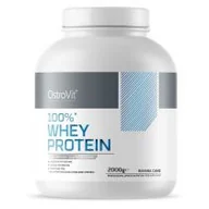 Aminokwasy - OstroVit Odżywka białkowa 100% Whey Protein ciasto bananowe - suplement diety 2 kg - miniaturka - grafika 1