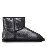 Buty dla dziewczynek - Śniegowce EMU Australia Wallaby Mini Metallic Teens T12358 Czarny - miniaturka - grafika 1
