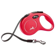 Smycze dla psów - Flexi Smycz taśma Classic, czerwona, L, 60 kg - miniaturka - grafika 1
