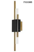 Lampy ścienne - MOOSEE lampa ścienna EVANS czarna / złota - miniaturka - grafika 1