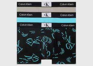 Calvin Klein Bokserki 000Nb3528E M Trunk 3Pk - Majtki męskie - miniaturka - grafika 1