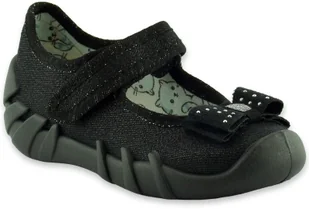 Balerinki dziewczęce z kokardą Befado 109P/N146 Speedy - Buty dla dziewczynek - miniaturka - grafika 1