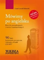 Książki do nauki języka angielskiego - Wiedza Powszechna Mówimy po angielsku + CD - Leon Leszek Szkutnik - miniaturka - grafika 1