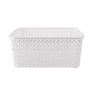 Pudła i pojemniki do przechowywania - Koszyk Flexy 2,5 l biały - miniaturka - grafika 1