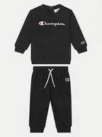 Komplety dla niemowląt - Champion Dres 307054 Czarny Regular Fit - miniaturka - grafika 1