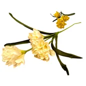 Sztuczne kwiaty - Edgeworthia papierodajna 80 x 15 cm mix - miniaturka - grafika 1