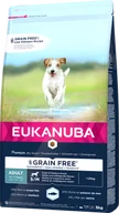 Sucha karma dla psów - Eukanuba Adult Small&Medium Grain Free 3kg - miniaturka - grafika 1