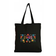 Torby i wózki na zakupy - Torba Na Ramię EKO bawełniana Kwiaty Ozdobne KGW - miniaturka - grafika 1