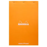 Notesy i bloczki - Blok Rhodia N°19 A4+ 21x31,8 cm, kropki, pomarańczowy - miniaturka - grafika 1