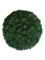 Sztuczne kwiaty - PODKŁAD SZTUCZNY FLORYSTYCZNY OKRĄGŁY BAZA POD STROIK ŚWIĄTECZNY 70cm - miniaturka - grafika 1