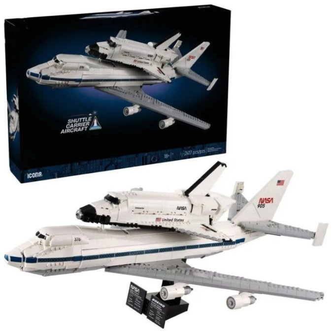 Klocki Zestaw Klocków Samolot Boeing I Nasa 905 United States 2417 Elementów Prezent