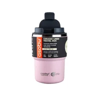 Kubki termiczne - ASOBU Coffee Express Tumbler 360ml RÓŻOWY - miniaturka - grafika 1