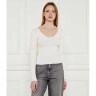 Bluzki damskie - Tommy Jeans Bluzka Slim Fit - miniaturka - grafika 1