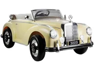 Pojazdy elektryczne dla dzieci - LEANToys Autko na akumulator retro Mercedes 300S LE-3921 - miniaturka - grafika 1