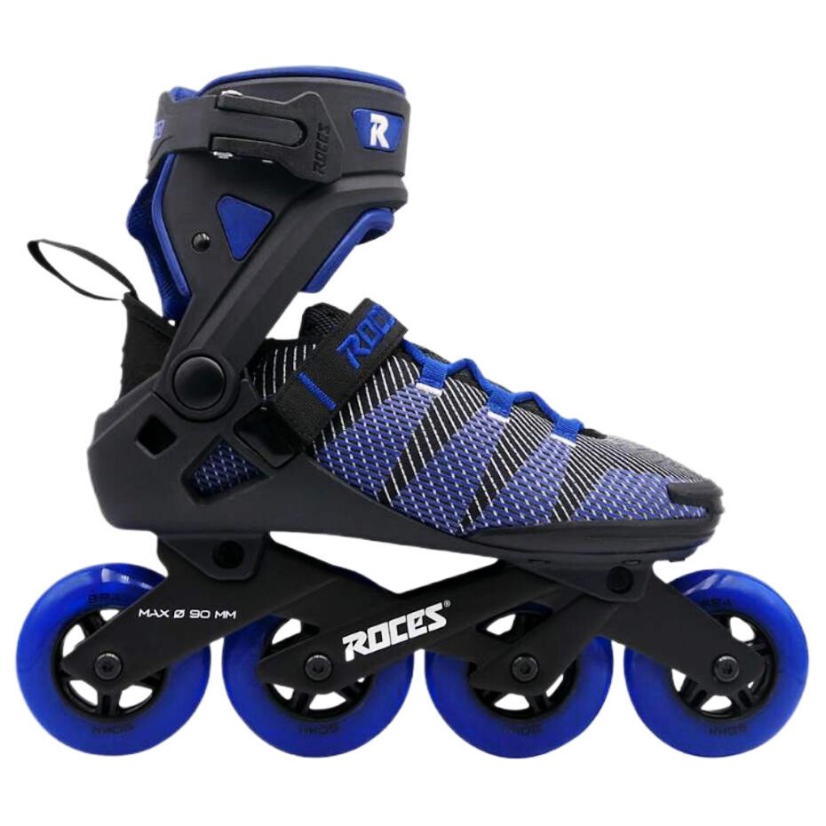 Rolki męskie Roces R-EVO 90 Black/Electric Blue EUR 46