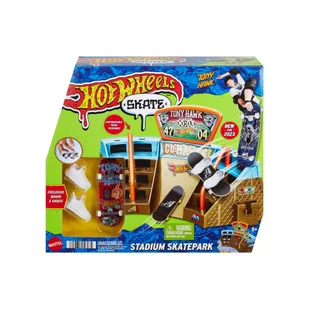 Hot Wheels Skate Stadion skatepark Zestaw Hpg34 - zabawka - Samochody i pojazdy dla dzieci - miniaturka - grafika 1
