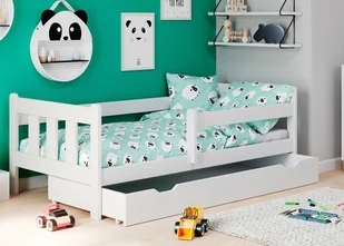 Elior Dziecięce łóżko z szufladą Kacper - białe - Łóżka dla dzieci i młodzieży - miniaturka - grafika 1