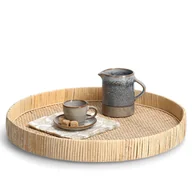 Tace i patery - Taca dekoracyjna RATTAN, Ø 40 cm, ZELLER - miniaturka - grafika 1