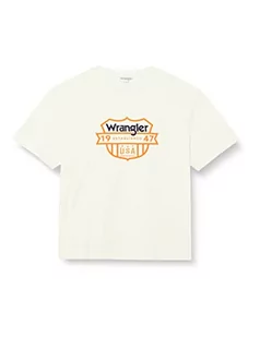 Wrangler Graphic Tee Koszulka męska, Worn White, M - Koszulki męskie - miniaturka - grafika 1