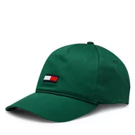 Czapki męskie - Czapka z daszkiem Tommy Jeans Tjm Elongated Flag Cap AM0AM11692 Court Green L4L - miniaturka - grafika 1