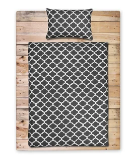 Pościel dziecięca 90x120 Baby Maroko czarne z plecaczkiem - Pościel dla dzieci Pościel dziecięca 90x120 Baby Maroko czarne z plecaczkiem - Pościel dla dzieci - miniaturka - grafika 1