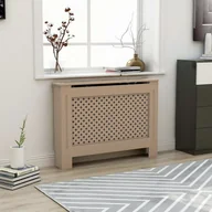 Akcesoria grzewcze - vidaXL Osłona na kaloryfer, 112x19x81 cm, MDF - miniaturka - grafika 1