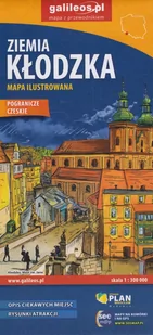 Plan Ziemia Kłodzka. Pogranicze czeskie. Mapa ilustrowana, 1:300 000 praca zbiorowa - Atlasy i mapy - miniaturka - grafika 3