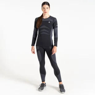Dare 2b - Damska Bielizna Termoaktywna Legginsy In The Zone Czarny, Rozmiar: L/XL - Spodnie sportowe damskie - miniaturka - grafika 1
