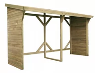 Altany ogrodowe - Drewutnia wiata na drewno 278x90x184 cm 5m3 - miniaturka - grafika 1