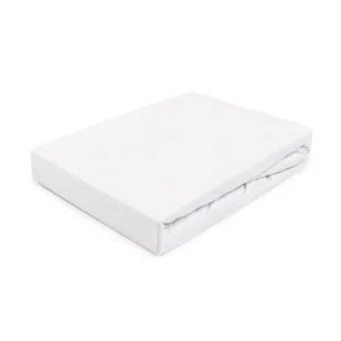 Darymex Prześcieradło z Jersey białe 90/100x200 cm 5907761001824 - Prześcieradła - miniaturka - grafika 5