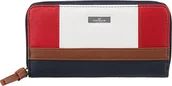 Portfele - TOM TAILOR - Womenswear JUNA portfel damski, Mixed Maritim, 20x2,5x10,5 - miniaturka - grafika 1
