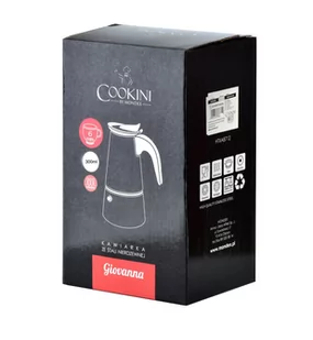 GIOVANNA Kawiarka 300ml COOKINI 9,5x11,5xh20cm - Zaparzacze i kawiarki GIOVANNA Kawiarka 300ml COOKINI 9,5x11,5xh20cm - Zaparzacze i kawiarki - miniaturka - grafika 3