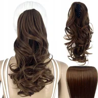 Ozdoby do włosów - Włosy Syntetyczne Doczepiane Kucyk na Klipsie 35 cm Clip In Jak Naturalne - miniaturka - grafika 1