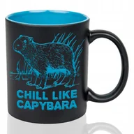Kubki - KUBEK GRAWER Niebieski Na Prezent Urodziny CHILL LIKE CAPYBARA Wzory - miniaturka - grafika 1