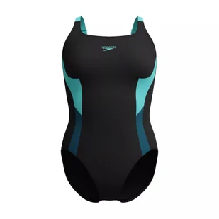 Strój kąpielowy jednoczęściowy damski na basen Speedo Shaping Solid - Stroje kąpielowe - miniaturka - grafika 1