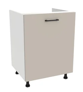 Szafka Dolna Pod Zlew Presto 60X82 Cm Płyta Laminowana Biały/Kaszmir - Szafki kuchenne - miniaturka - grafika 1