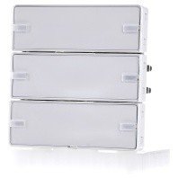 Hager Polo KNX e/s Q.x Przycisk 3-kr z polem opisowym diodami LED RGB i czujnikiem temperatury biały 80143329 80143329