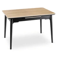 Stoły - Stół Ceramiczny Rozkładany Spiek Kwarcowy Do Jadalni Dąb SAMER 140/180 - miniaturka - grafika 1