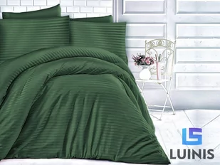 Darymex Poszewka satyna bawełniana Vivario Dark Green 70x80 dx-070-psc-cgdg - Poszewki na poduszki - miniaturka - grafika 1