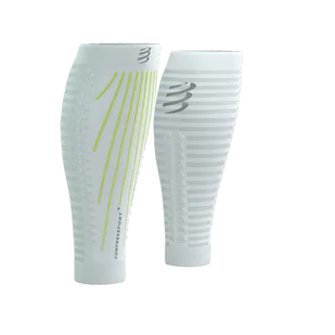 COMPRESSPORT Opaski kompresyjne na łydki R2 AERO white/primerose - Pozostały sprzęt i akcesoria do ćwiczeń - miniaturka - grafika 1