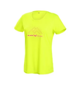 Black Crevice Black Crevice Damski T-shirt Function, yellow1, 36 BCR281723-Y1-36 - Koszulki i topy damskie - miniaturka - grafika 1